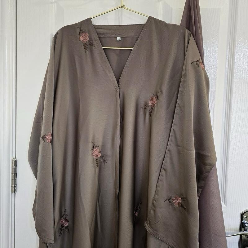 Zahra Nour Collection -  Floral Embroidered Abayas
