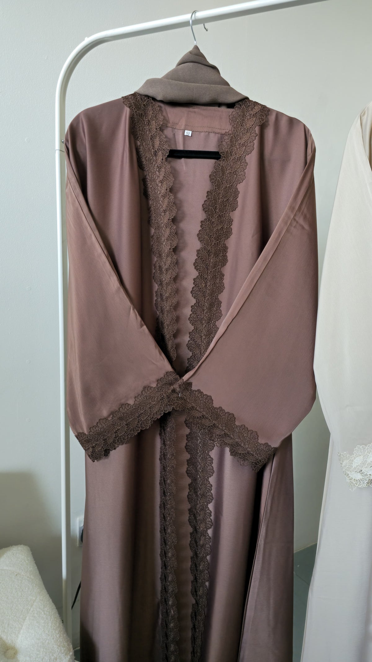 Sakinah Abaya - Open Style Abaya with embroidery