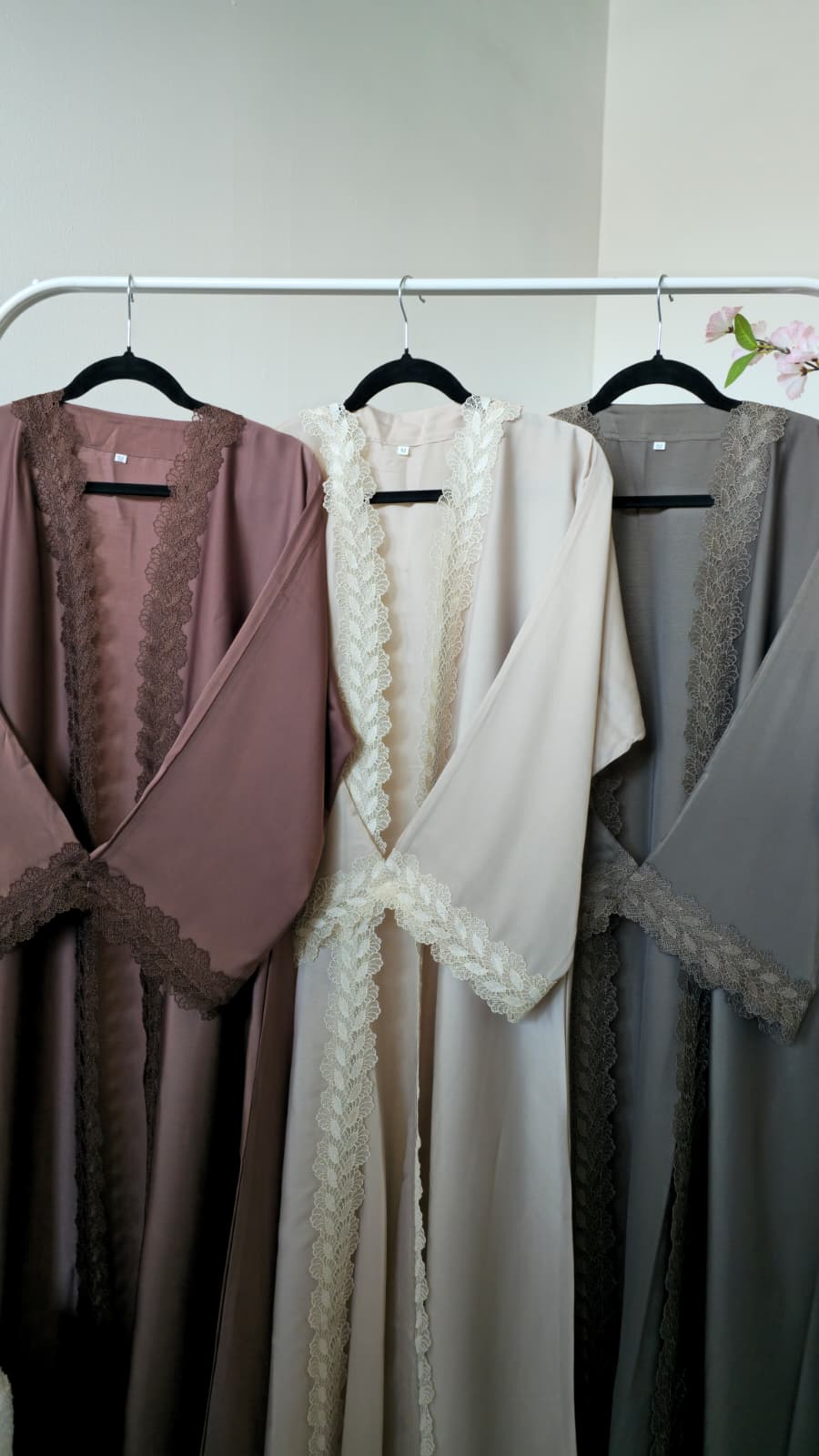 Sakinah Abaya - Open Style Abaya with embroidery