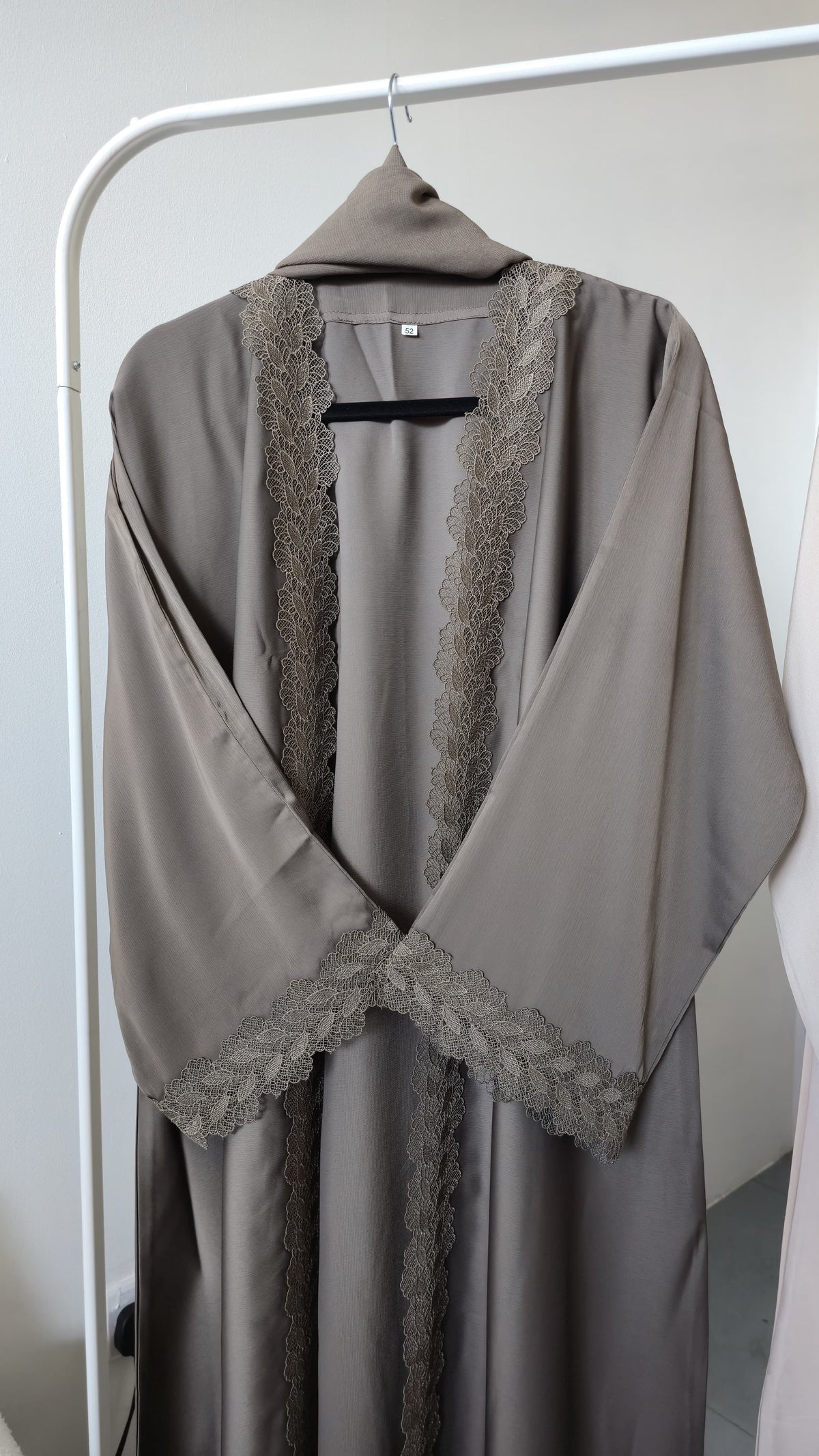 Sakinah Abaya - Open Style Abaya with embroidery