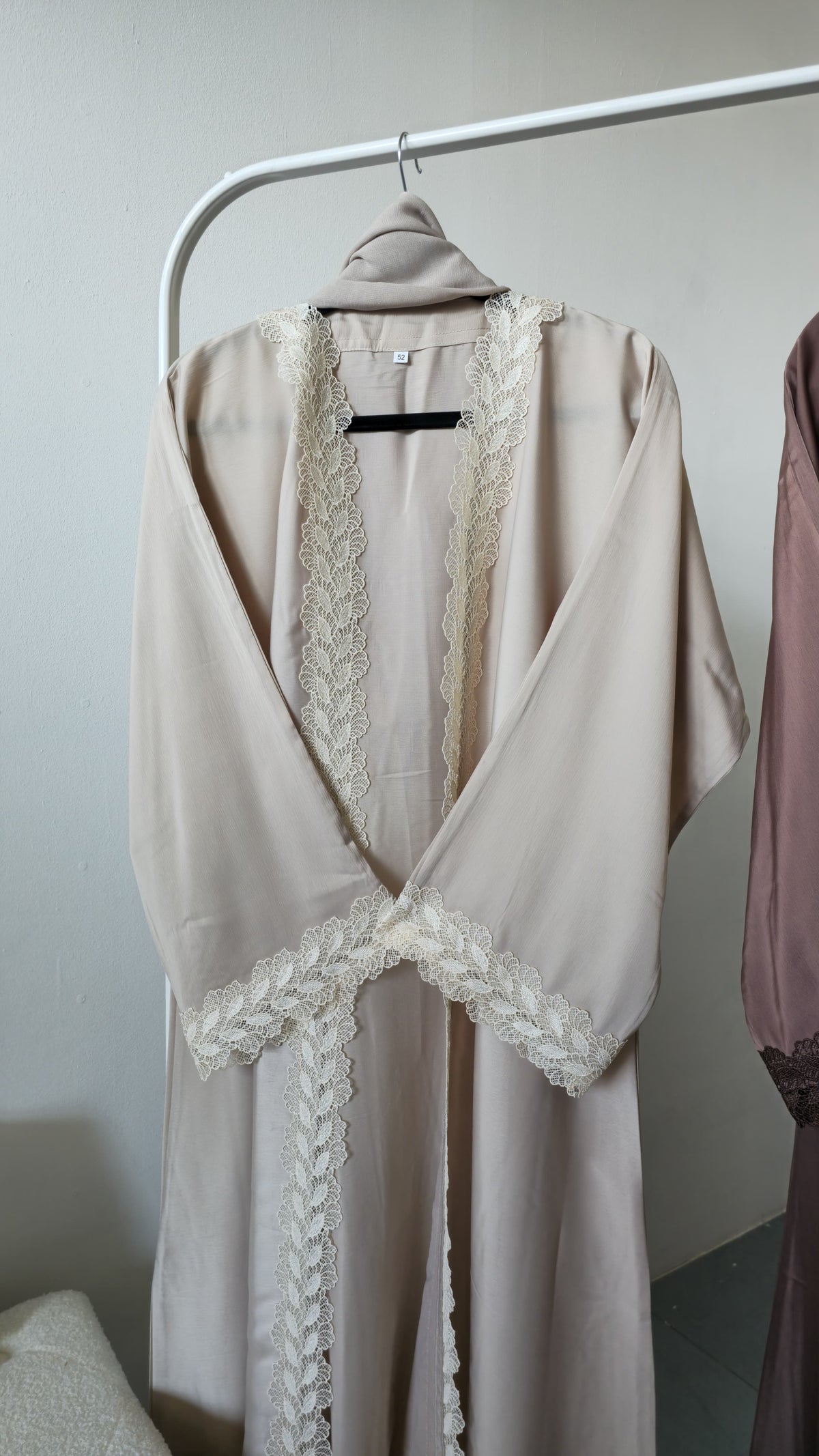 Sakinah Abaya - Open Style Abaya with embroidery