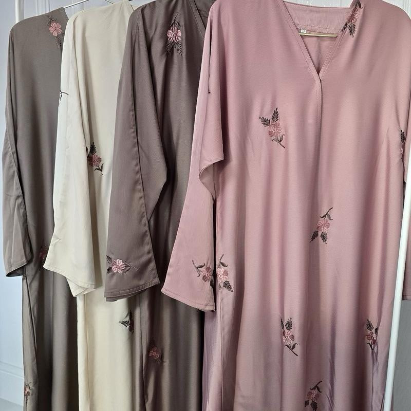 Zahra Nour Collection -  Floral Embroidered Abayas